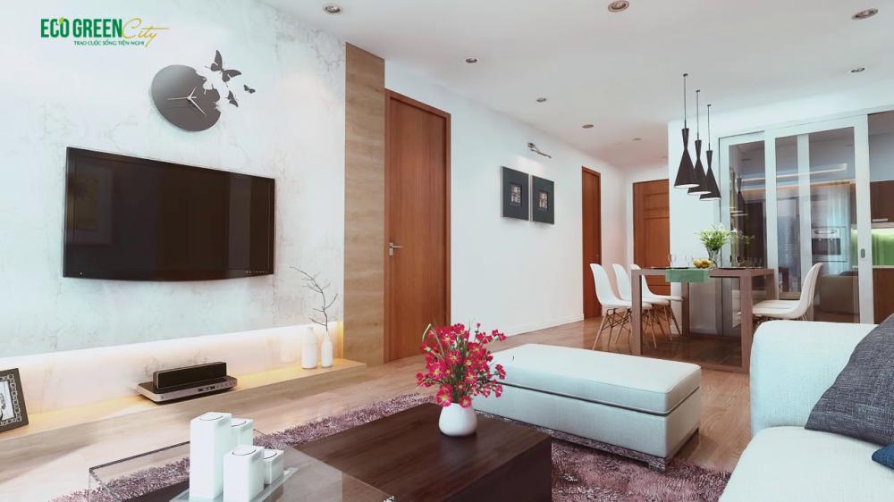 Chính chủ ngộp bank bán gấp căn hộ eco green city, 68m2, 2pn, 2wc, tầng đẹp hướng mát chỉ 5x tỷ.