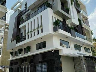 Bán tòa căn hộ hẻm 8m nơ trang long. hẻm 1 sẹc ngay mặt tiền đường. dt 5x12m vuông vức. xây 5 tầng