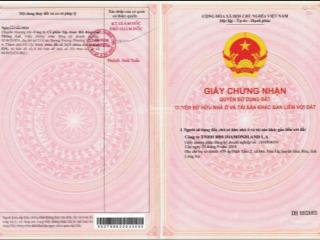 Chỉ 420tr sở hữu ngay lô đất 90m2 mặt tiền dt824 cdt the diamond city  (kdc quốc linh).