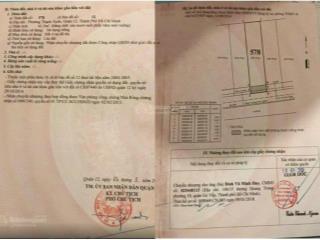 Cần bán lô đất thổ cư 2 mặt tiền tại hẻm 925 hà huy giáp, phường thạnh xuân, q. 12, tp. hcm
