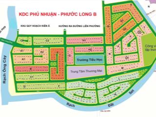 Bán nền đất mặt tiền sông khu phú nhuận, plb q9 tp thủ đức