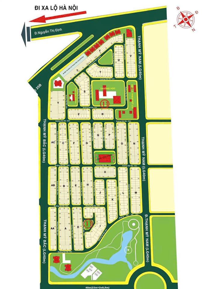 Bán nền đất đẹp kdc số 1, p. thạnh mỹ lợi, tp. thủ đức vị trí lô b