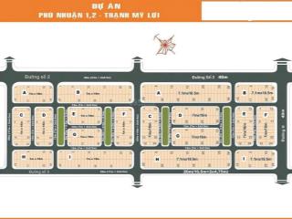 Bán nền đất dự án phú nhuận 2 thạnh mỹ lợi. tp thủ đức vị trí lô i19 mặt tiền nguyễn văn kỉnh