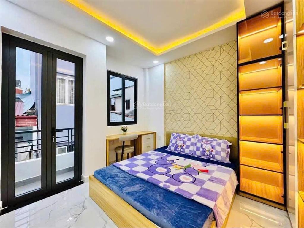 Xuất cảnh bán gấp nhà hẻm 6m lê văn quới, 4 x 20,5 tầng btct, 5pn 6wc, sân thượng, gần ngã 4 bốn xã