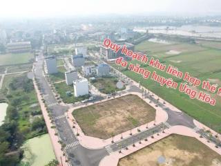 Chính chủ bán đất đấu giá tttm thị trấn vân đình, ứng hòa, hà nội dt 150,5m2  mt 7m vị trí đắc địa