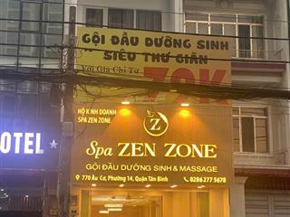 Bán nhà mtkd âu cơ, tân bình  dt 4.1x26m, nở hậu 4.66m  4 tầng  giá 19 tỷ
