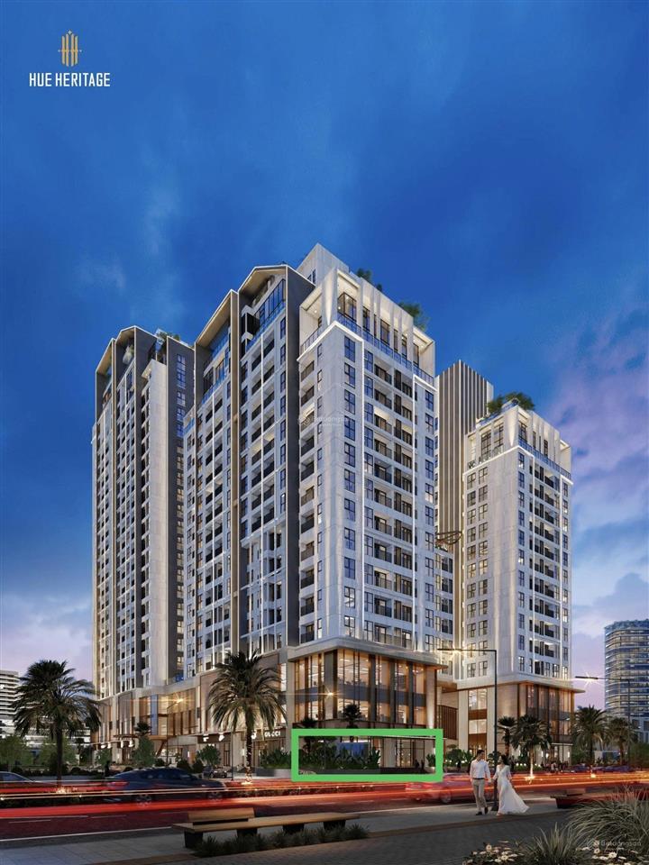 Mặt bằng kd siêu phàmchân đế huế heritage, 160m2 góc 2mt đống đa, võ văn tần. tt mới nhất