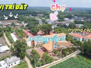 Đất thị trấn đối diện trường, chợ  có 502m2 sẵn 100 thổ giá chỉ 855tr