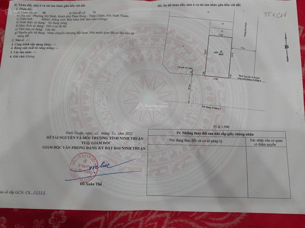 Bán lô góc 2 mặt tiền khu k2  biển bình sơn full thổ cư đẹp nhất ninh thuận cũ nam khánh hoà