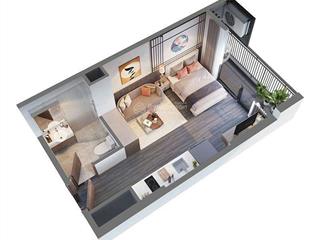 Bán căn hộ studio zurich tầng cao view thoáng mát mẻ