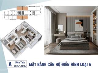 Chính chủ bán căn hộ cc tại chung cư ccu01 phước long, 3,4 tỷ, 87,25 m2, view đẹp