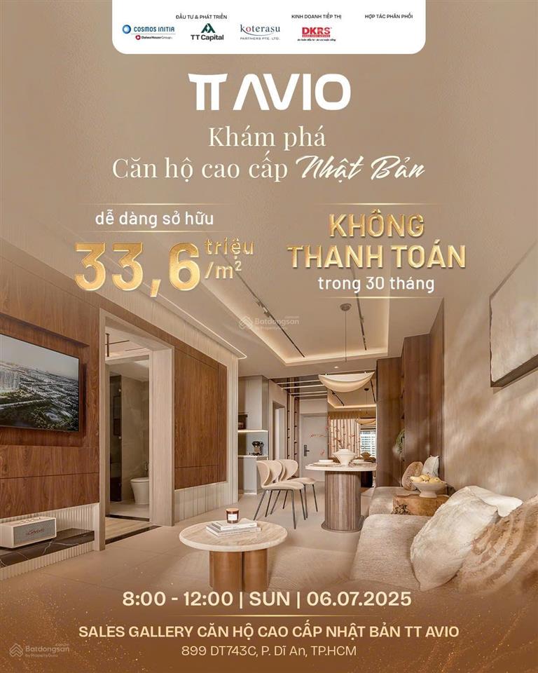 Bán cc 2pn, 1vs tại tt avio, 1,989 tỷ, 56,25m2, dĩ an, bình dương