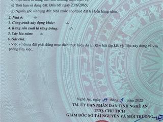 Cần bán gấp mảnh đất thương mại dịch vụ 5927m2 kề visip hưng đông, tp. vinh
