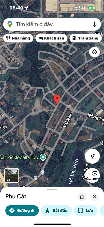 Bán đất ô góc hai mặt đường 302,9 m2 tại khu tái định cư vai réo quốc oai hà nội