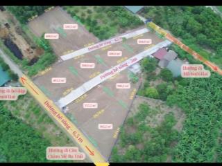 Khu đất 4000m2 phân làm 09 lô đất mỗi lô tổng diện tích từ 300  450m2 và trong đó có 150 m2 đất ở