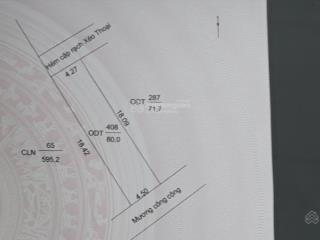 Đất ở đô thị 80m2, nở hậu. giấy tờ đầy đủ