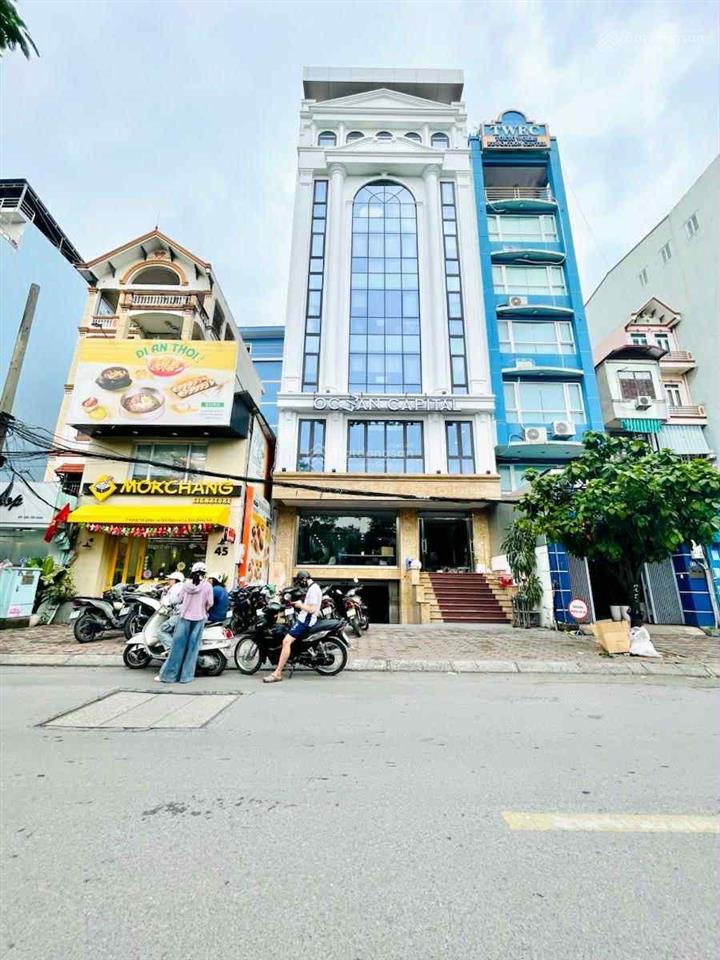 Siêu phẩm mặt phố chùa láng tòa building 1 hầm + 8 tầng nổi dòng tiền hơn 3 tỷ/năm