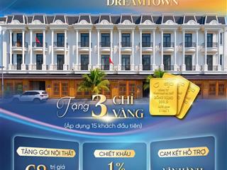 Bán biệt thự tại dream house dĩ an, 5 tỷ vnd, 68 m2, 3pn, 3wc, 3 tầng
