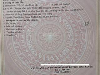 Bán đất siêu hot tại hương sơn, 1,25 tỷ, 86m2, pháp lý đầy đủ