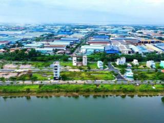Ngộp bank  bán gấp đất 105m² full thổ cư, view hồ sinh thái, liền kề kcn lớn