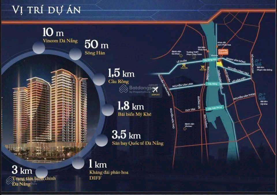 Sở hữu căn 1pn ngay căn hộ ven sông hàn, tại dự án capital square