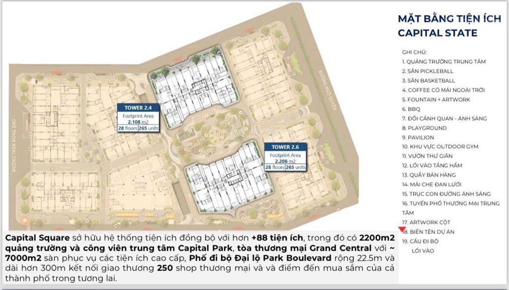 Bán nhanh căn 2pn dự án capital square, giá tốt nhất thị trường