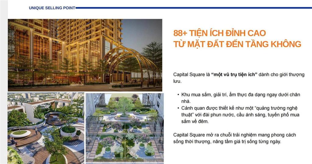 Bán nhanh căn 2pn dự án capital square, giá tốt nhất thị trường