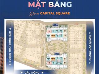 Căn 2pn đáng đầu tư nhất ở dự án capital square, ngay đường trần hưng đạo