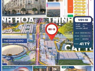 Liền kề 97,5m2 đối diện chung cư vị trí kim cương trung tâm vinhomes cổ loa  41 tỷ