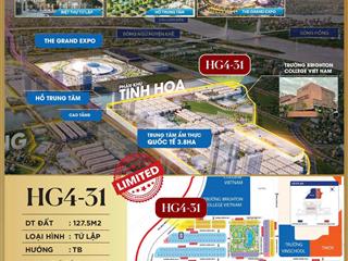 Bán biệt thự vinhomes global gate, 46 tỷ, 127.5 m2, hg431  biệt thự tứ lập
