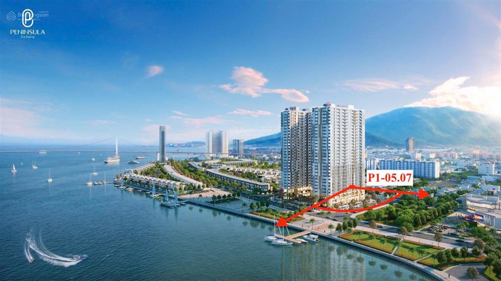Căn 2pn view pháo hoa ban công đông nam, hỗ trợ vay 70% duy nhất còn lại tại peninsula