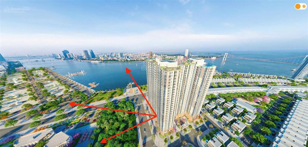 Căn 2pn view pháo hoa ban công đông nam, hỗ trợ vay 70% duy nhất còn lại tại peninsula