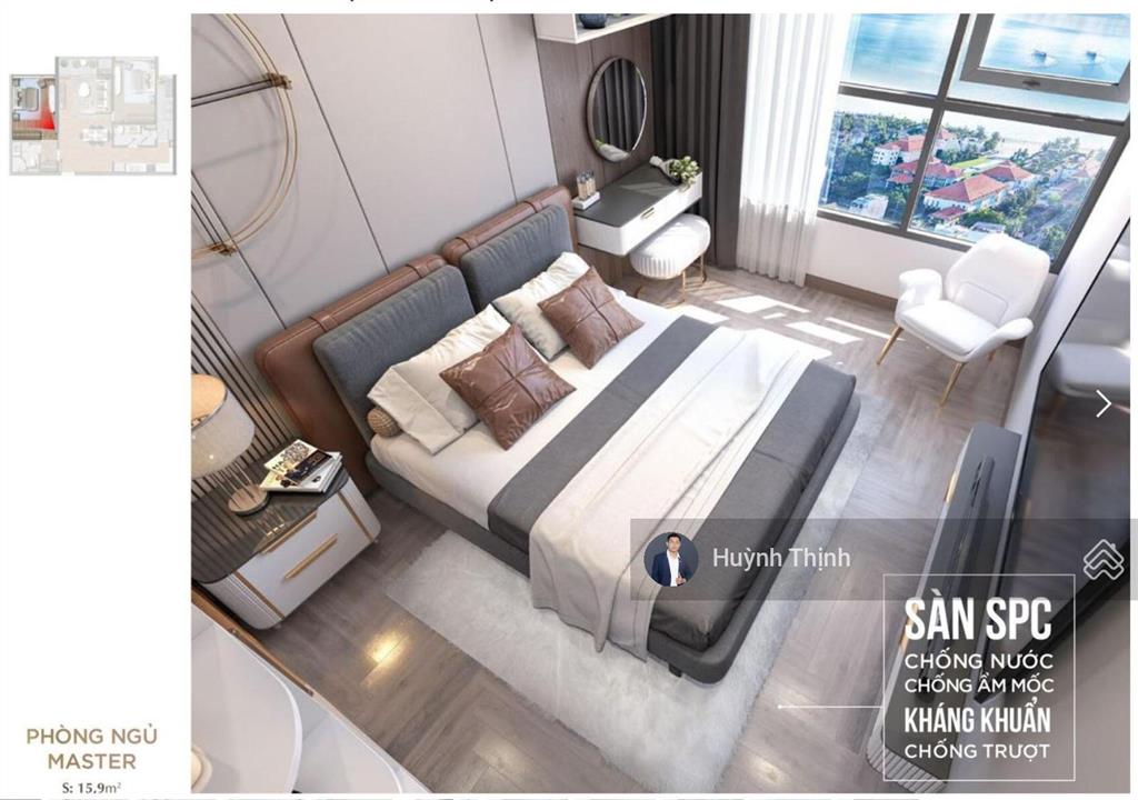 Duy nhất 1 căn 2pn tầng view thành phố  sông! bàn giao 2025  sở hữu lâu dài ngay trung tâm biển