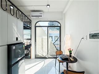 Cho thuê căn hộ duplex ban công 35m2 chỉ 5tr5 gần lotte mart, ufm, chợ tân quy, phú mỹ hưng