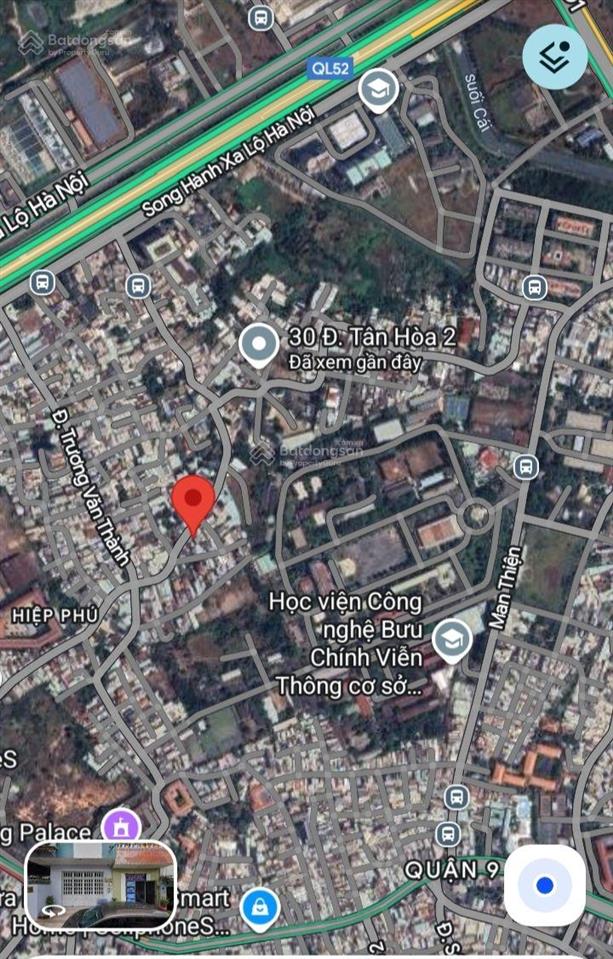 Bán lô đất nền 80m2 (5mx16m) cực đẹp vuông vắn đường tân hòa 2 phường hiệp phú quận 9. giá 6.5 tỷ