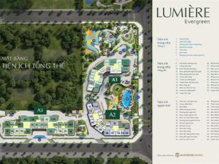 Bán căn hộ tại lumiere evergreen smart city, 3,8 tỷ, 41,2 m2, 1pn, 1wc