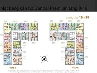 Bán căn hộ central premium q8, 854 tạ quang bửu, p5, q8. dt 73m2, 2pn, 2wc giá 3.9 tỷ