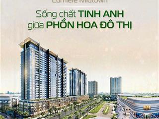 Bán căn hộ 2 pn lumiere midtown mua trực tiếp cdt