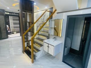 Nhà mới ở ngay 1 trệt 2 lầu hẻm ba gác gần emart phan huy ích phường 12 quận gò vấp 3m65 x 9m5