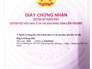Bán gấp đất thổ cư sổ đỏ 61 m2 hiệp thành, quận 12  3,75 tỷ