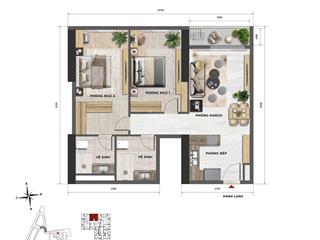 Căn hộ 2pn view nội khu tại sun feliza suites rẻ nhất thị trường. giá dk chỉ 7.x tỷ cực hiếm