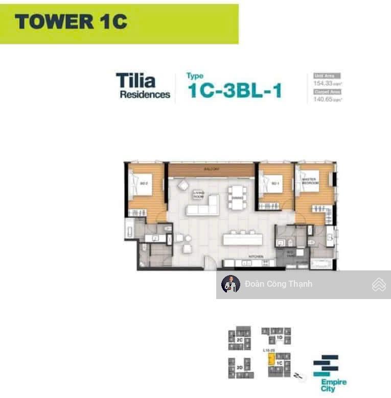 Hot! cần bán 3pn 154.33m2 giá chỉ 55tỷ empire view trực diện sông sài gòn