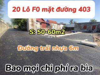 Bán đất 60m2 tại đường 403, minh đức, đồ sơn, hải phòng, giá cực chất 1,48 tỷ