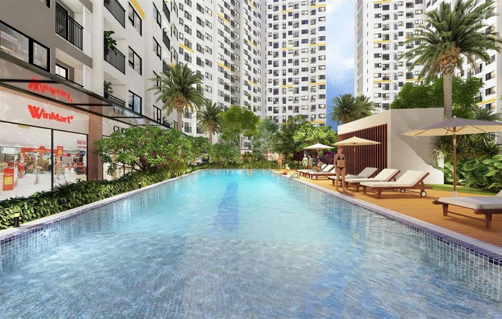 Căn hộ 1pn + 1wc  view nội khu  không gian sống hiện đại  nằm gần chợ bình chánh  sở hữu ngay