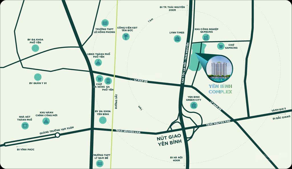 Chung cư yên bình conplex thái nguyên 73.2m2 giá chưa tới 2 tỷ
