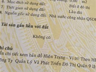 Bán đất phước thiện, long thạnh mỹ, 6,3 tỷ, 100m2, hàng hiếm tại thủ đức, hcm