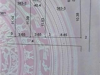 Lô đất 40m2 mặt tiền 3,65m  ỷ la  dương nội  ô tô lùi cửa  giá 5tỷ2