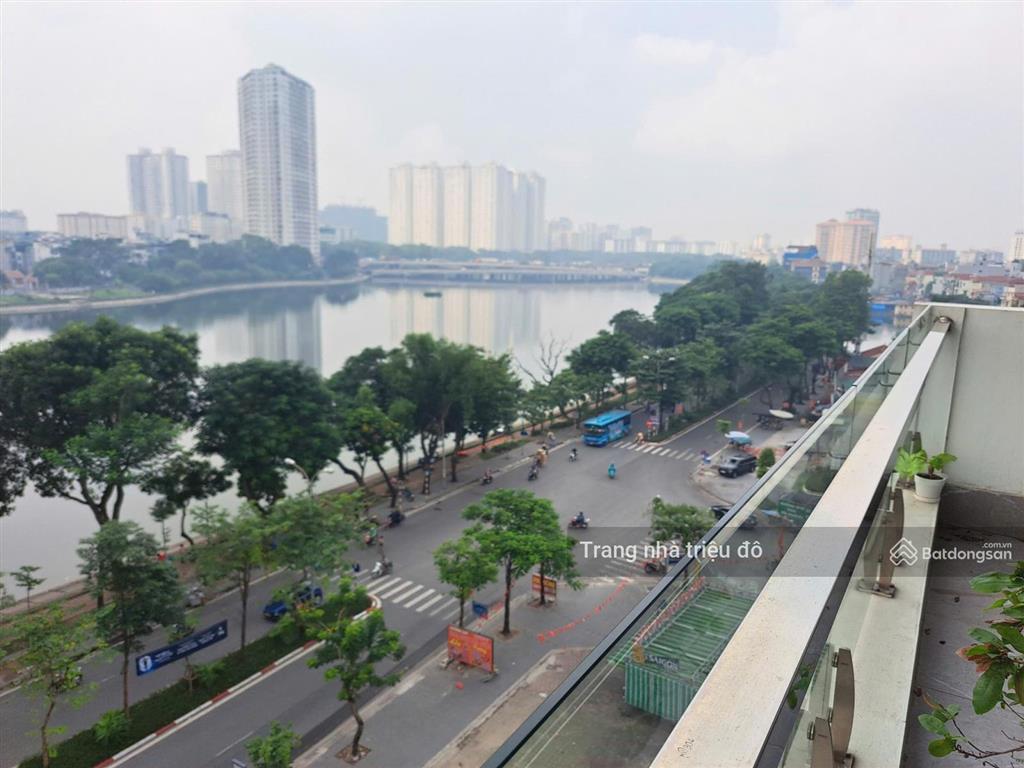 Vượng khí building hồ linh đàm 8 tầng mt 8m 250m2 có hầm view hồ lđ 2 mặt phố vh khủng 40m, 160 tỷ