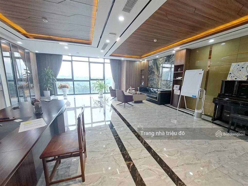 Vượng khí building hồ linh đàm 8 tầng mt 8m 250m2 có hầm view hồ lđ 2 mặt phố vh khủng 40m, 160 tỷ