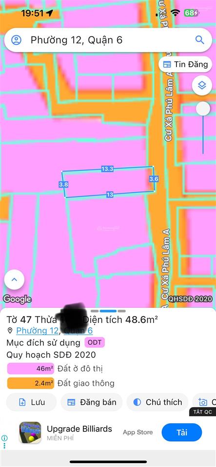 Cư xá phú lâm a  có thang máy  46.8m2  3 tầng giá 5tỷ9